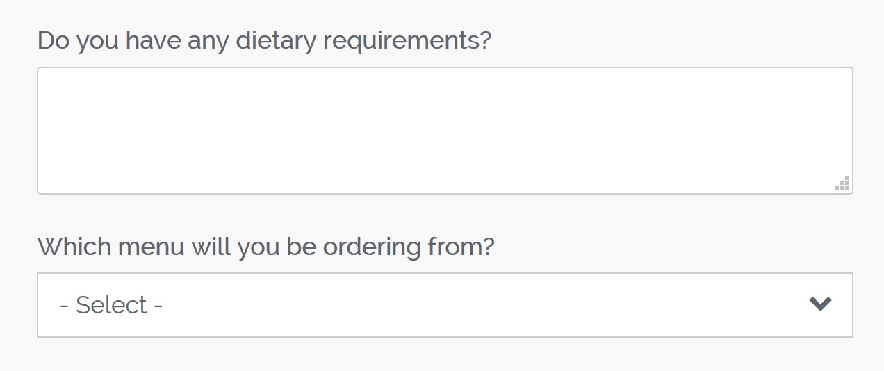 Custom Reservation Fields