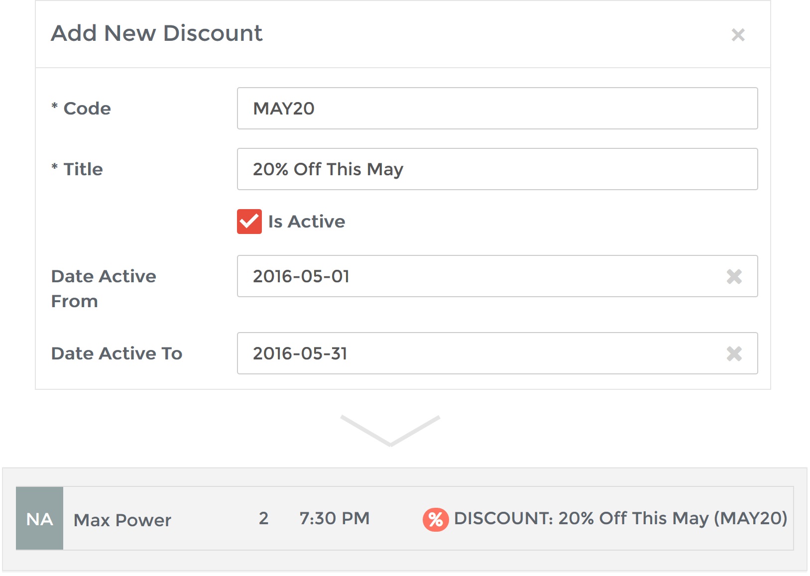 Discounts